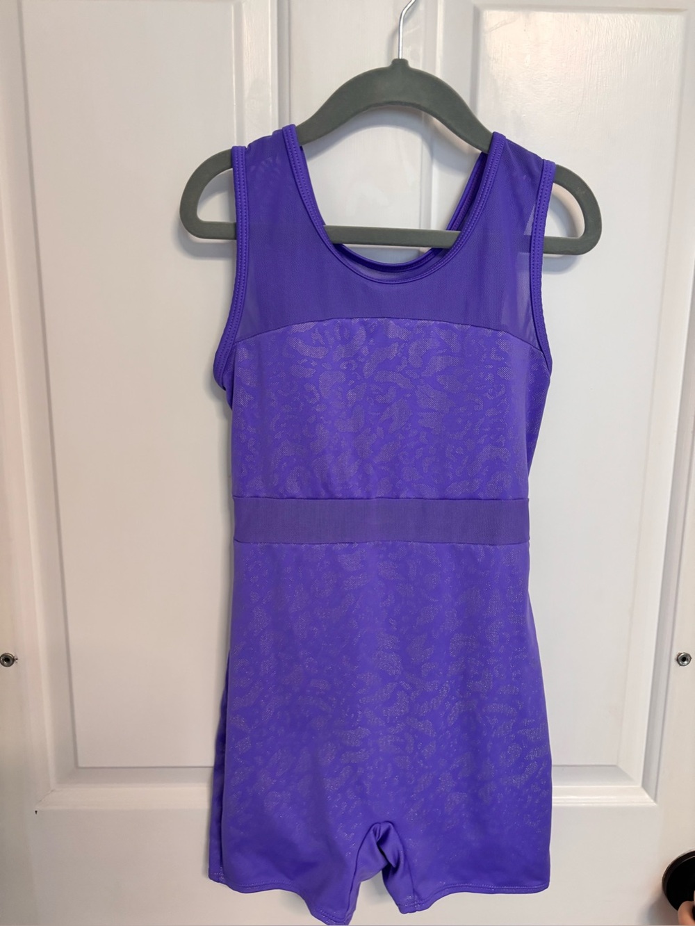 Girls Purple Athletic Leotard Gymnastics Dance Outfit